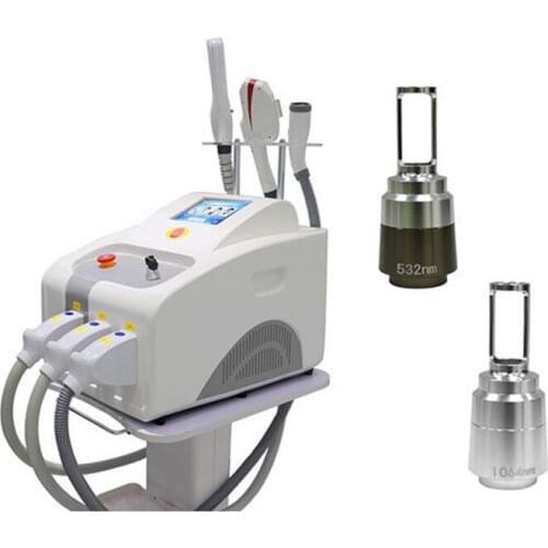2020 New IPL SHR hair removal and laser tattoo black face doll and RF face lift 3 type micro portable computer manufacturing