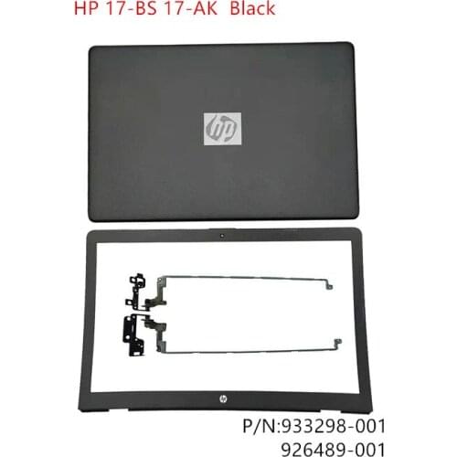 New Original For HP 17-BS 17-AK 17-BR LCD Rear Top Lid Back Cover / LCD Front Frame Bezel / Hinge 933298-001 926489-001