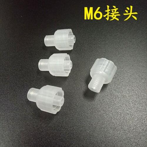 Dispensing plastic connector M6 M8 needle adapter thread dispenser connector syringe connector