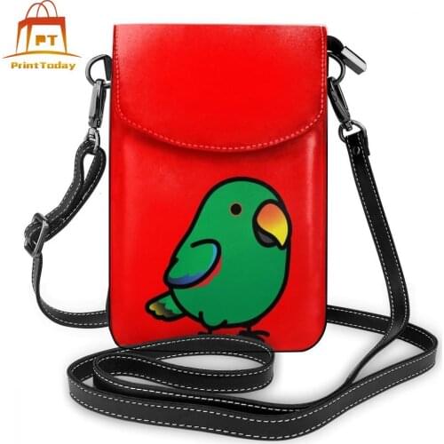 Parrot Shoulder Bag Parrot Leather Bag Multi Purpose Crossbody Women Bags Pattern Woman Travel Purse