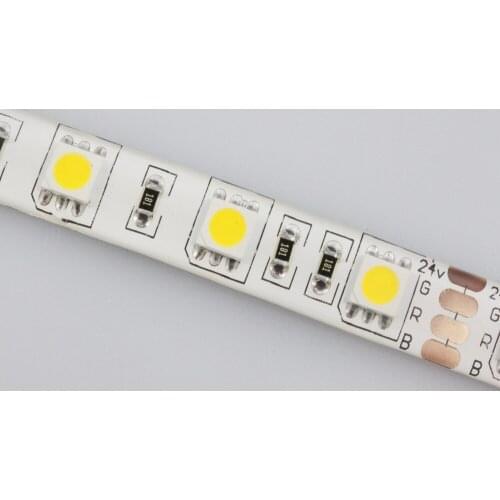 IP65 DC24V LED strip 5050 SMD flexible light 60LED/m,5m 300LED,White,warm,Blue,Green,Red,Yellow;RGB;waterproof silicon coating