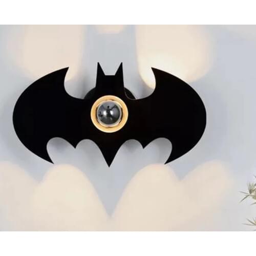 Bat BAT Shadow Led Wall Light new Acryl Fashion Black E27 modern wall lamp for Bedroom led wall sconce night light