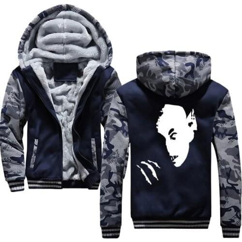 2020 Men Thicken Hoodie Nosferatu Print Casual Hip Hop Harajuku Long Sleeve Hooded Sweatshirts Mens zipper Jacket