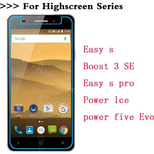 Ultra Tempered Glass For Highscreen Power lce five Evo Easy s pro Boost 3 SE Toughened Screen Protector Film Protective 14