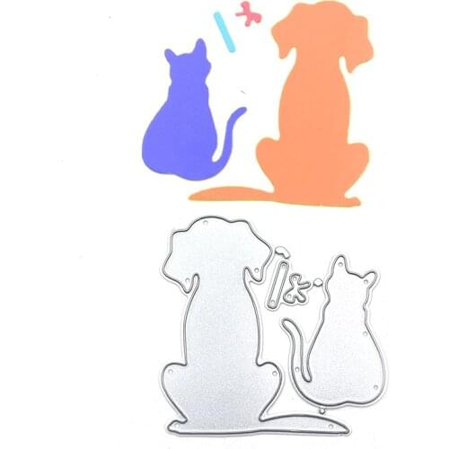 Julyarts Dog Cat Die Cuts For Card Making Moldes For Diy Scrapbooking Decorative Photo Album Engraving Diy Paper Cards