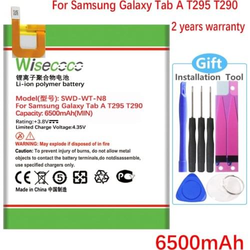 WISECOCO SWD-WT-N8 NEW Battery For Samsung Galaxy Tab A T295 T290 CellPhone In Stock High Quality +Tracking Number