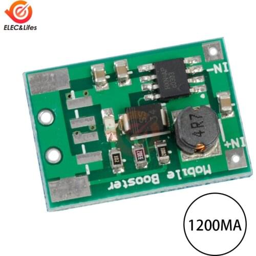 2V-5V 1200mA USB Lithium Battery Charger DC-DC Output Booster Step -Up Module Board Power Charger For Arduino Board Phone Came