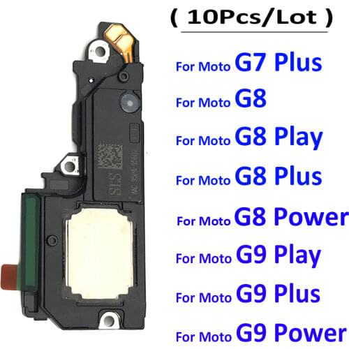 10Pcs/Lot, Loudspeaker For Moto E7 G7 G8 G9 Plus Play Power Edge One Fusion Plus Hyper Vision G5s Loud Speaker Buzzer Ringer