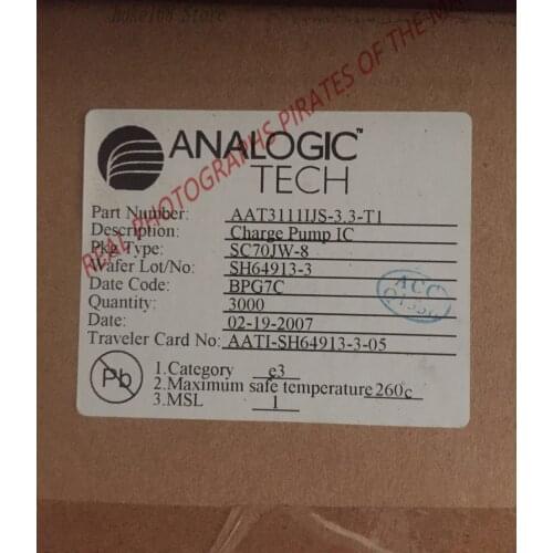 100pcs/lot AAT3111IJS-3.3-T1 AAT3111I SC70JW-8 VOLTAGE REGULATOR Original In Stock