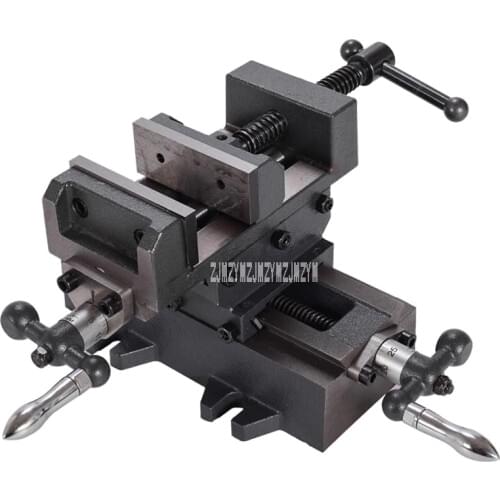 3-inch Precision Cross Vise Heavy Duty Vise Two-way Mobile Vise Work Bench Drilling and Milling Machine Special Cross Pliers