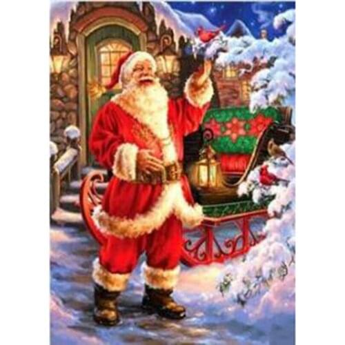 3D Diy Diamond Embroidery Painting Santa Clauss gift of Cross Stitch Resin Full Diamond Painting Christmas home decor AS321
