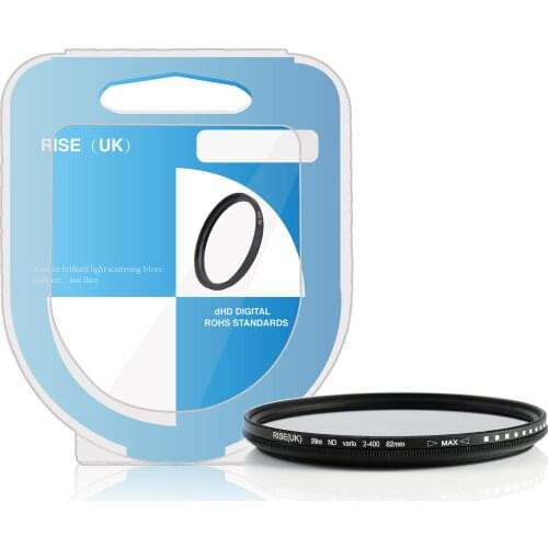 82mm ND2-400 Slim Fader ND Filter Adjustable Variable Neutral Density ND2 to ND400 for Sony Nikon camera