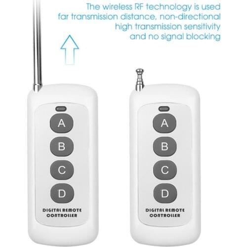 433MHZ Remote Control Long Range Wireless Presenter Controller RF Module Remote Control Antenna Learning Code 1527