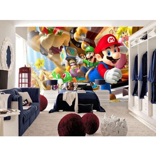 8D Large Papel Mural3d Cartoon Wallpaper Mural 3D Photo Mural 3d Cartoon Wall Sticker for Child Room 3d Wallcovering