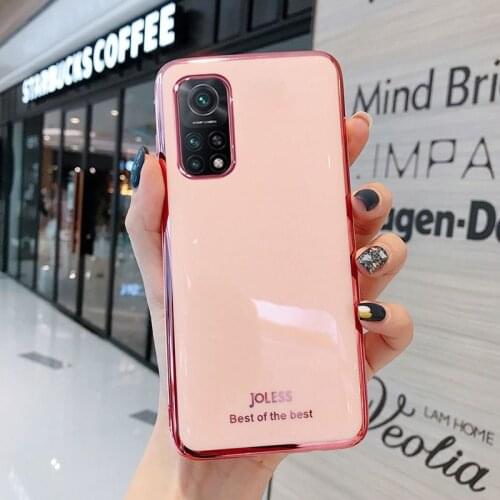 For Xiaomi Mi 11 Lite Pro Mi11 Case Glossy Plating Bumper Cover on For Xiaomi 10 Mi 9 8 Lite Case