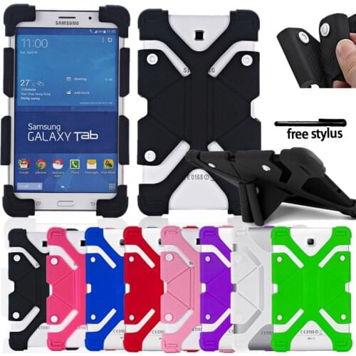 Tablets Case for Samsung Galaxy Note 10.1/Tab A 9.7/10.5/10.5 LTE/Tab 2/3/4/Tab Pro 10.1/Active Pro 10.1 Protective Case+ Stylus