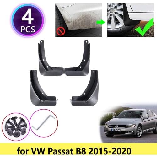 For VW Volkswagen Passat B8 2015 2016 2017 2018 2019 2020 Mudguards Mudflap Fender Mud Flaps Splash Guards Front Car Accessories
