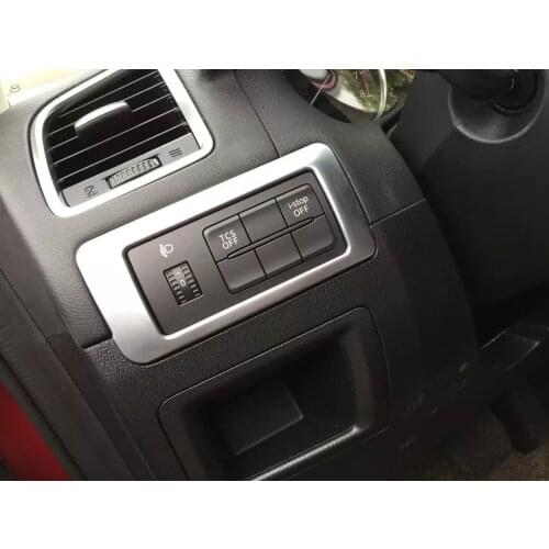 For Mazda CX-5 2015 1PC ABS Chrome Car Frame Head Light Adjustment Trim Cover Car Styling Accessories