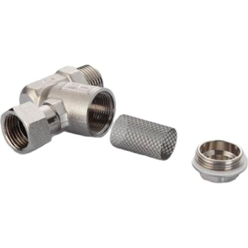 DN15 Copper live tap water pre-filter pipe water heater toilet water purifier equipment removable filter