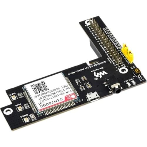 HFES Waveshare SIM7600G-H 4G/3G/2G Expansion Module For Jetson Nano GNSS Positioning GPIO 40Pin Interface
