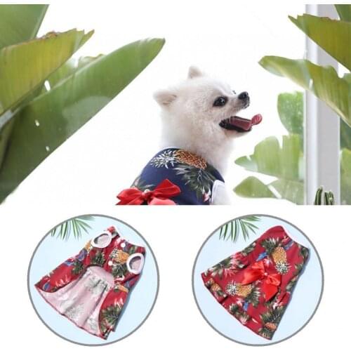 Cosplay Lightweight Puppy Kitten Casual Sleeveless Dress Pet Supplies
