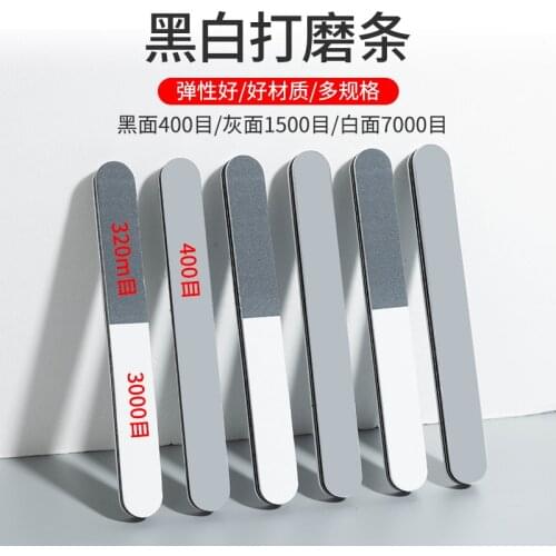 Model Sponge Grinding Rod Tools Set Polishing Sticks for Model Kit Hobby Finishing Tools Accessory