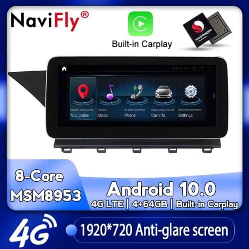 NaviFly New Android 10.0 Car dvd radio multimedia Player GPS for Mercedes benz GLK Class X204 GLK220 GLK300 GLK350 GLK250