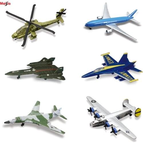 Maisto Original Model Aircraft Diecast Model Metal Gift Collection Transport Aircraft helicopter Games Children toy