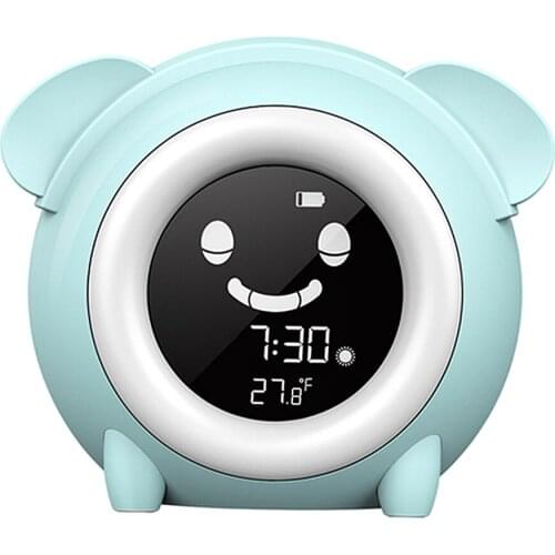 Bedside Alarm Clock Wake Up Digital Clock Kids Sleep Trainer Nap Timer