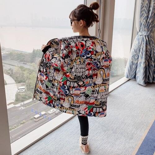 New Fashion Girls Winter Down Padded Jacket Warm Hooded Long Coat Double-sided Wear Waterproof Snow Padded Jacket Thick Parka