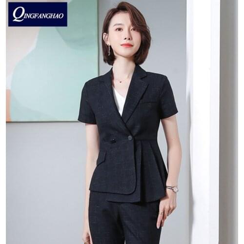 QingFangHao Womens Summer Pantsuits