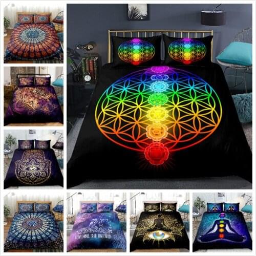 Luxury Single Size Bohemia Duvet Cover Bed Cover Microfiber Comforter Beding Set 2/3pcs for Teens Adults with Pillowcase