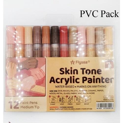 Water-based Painted Acrylic Marker Pen DIY Custom Skin Color Set Student And Child Hand-painted Graffiti Pen