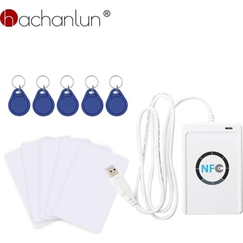 NFC Reader USB ACR122U Contactless Smart Ic Card and Writer Rfid Copier Copier Duplicator 13.56mhz Nfc Clone Smart Chip Card