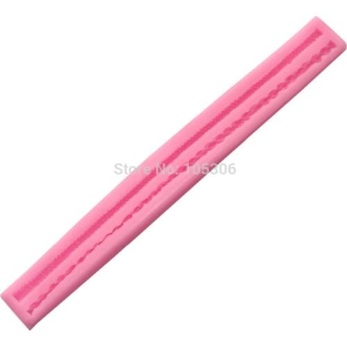 Ferramentas Bolo Fondant 3D Silicon Molds Cake Decorating Tools Moldes De Silicona Party Decoration Mould For Soap Color Pink