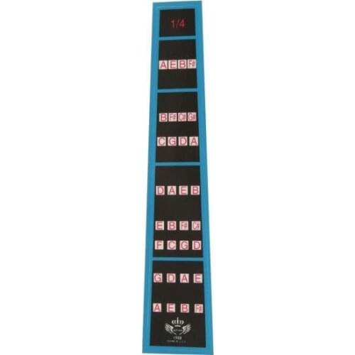 1 Violin Fiddle Fingerboard Intonation Chart Stickers Fingering Labels 1/4