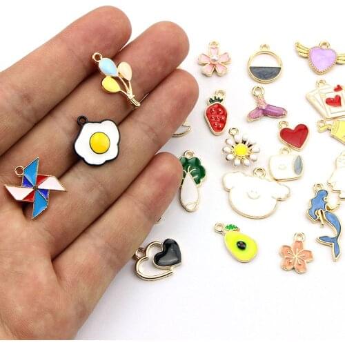15PCS/Set Conch Starfish Shell Hair Bracelet Necklace charm DIY Pendants 30PCS/Set Mixed Balloon Flowers Making DIY Accessories
