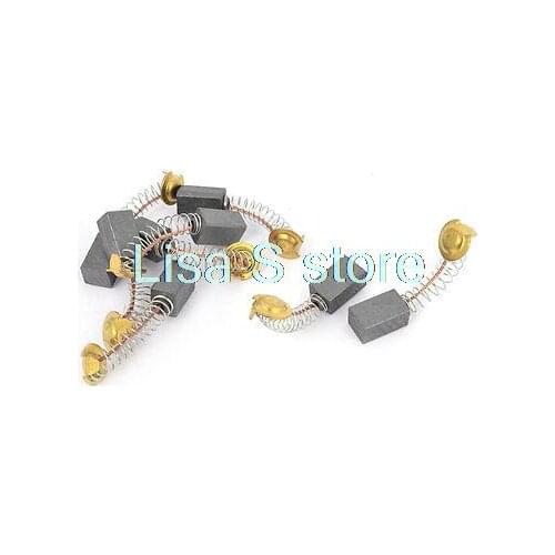 Replacement Spring Motor Carbon Brushes 12.5mm x 7.5mm x 6.5mm 4 Pairs