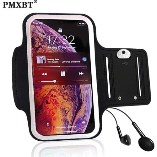 6.1 inch Mobile Phone Bag Case for Running Bracelet Holder for Xiaomi F1 Mi10 iPhone 12 11 XS XR 7 8 Huawei Samsung Armband Case