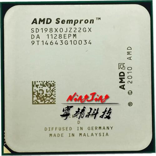 AMD Sempron X2 198 2.5 GHz Dual-Core CPU Processor SD198XOJZ22GX Socket FM1