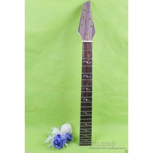 Electric guitar neck 22 fret 25.5'' maple neck rose Fretboard Unfinished #1200