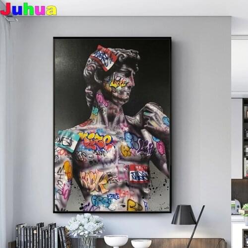 Gaffiti Art David Sculpture 5d diy diamond painting mosaic stitch full square round drill diamond embroidery gift home decor