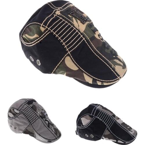 Cotton Blend Fishing Caps Men Women Unisex Duckbill Driving Flat Golf Cap Peaked Sport Hat Cabbie Hat