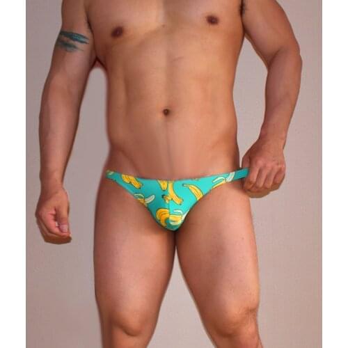 New summer beach swim briefs trunk sexy tight swimsuits men swimwear sunga hot swimming pool swim bikini bathing suit Small Size