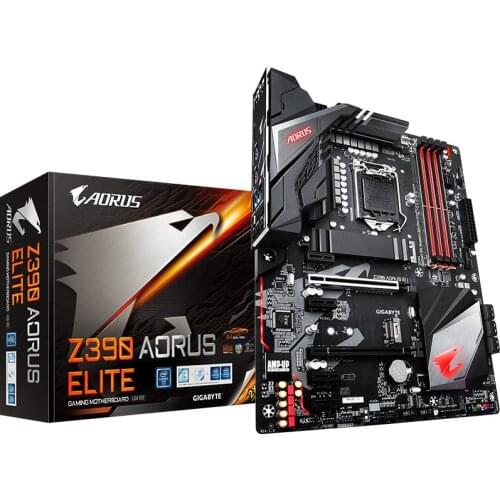 Z390 AORUS ELITE gaming computer motherboard supports i7 9700K