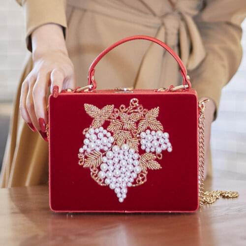 Fashionable Womens Handbag Luxury Sequins Party Wedding Clutch Bag Boutique Small Square Bag