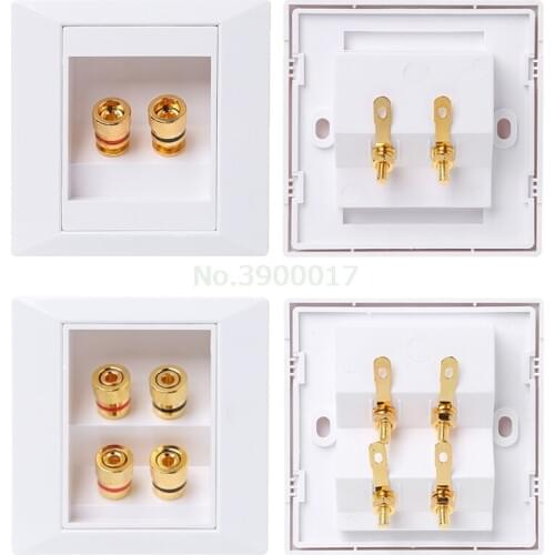 Wall Socket Audio Video Panel Speaker Junction Box Power Outlet