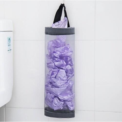 Wall Mounred Dispenser Grocery Hanging Kitchen Holder Plastic Bags Home Organization Trash Garbage Storage