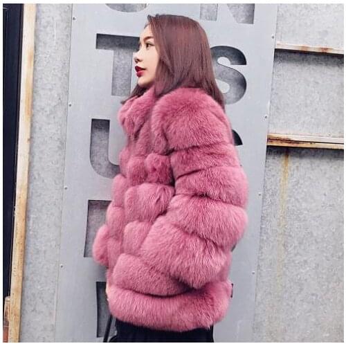 Noritree Fur Coats With Collar