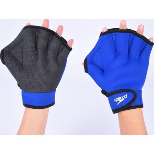 1 Pair Men Women Neoprene Diving Gloves Snorkeling Swimming Paddles Palm Webbed Scratch-resistant Hand Protector Gloves